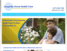 Tablet Screenshot of longevitycareny.com